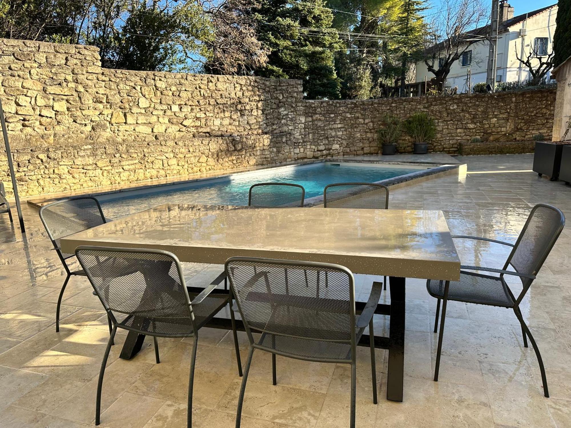Appartement Avec Piscine Privee Dans Residence Pour 6 Personnes Uzès Eksteriør bilde