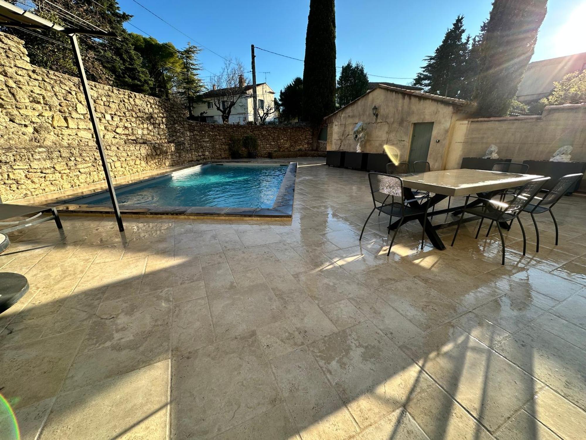 Appartement Avec Piscine Privee Dans Residence Pour 6 Personnes Uzès Eksteriør bilde